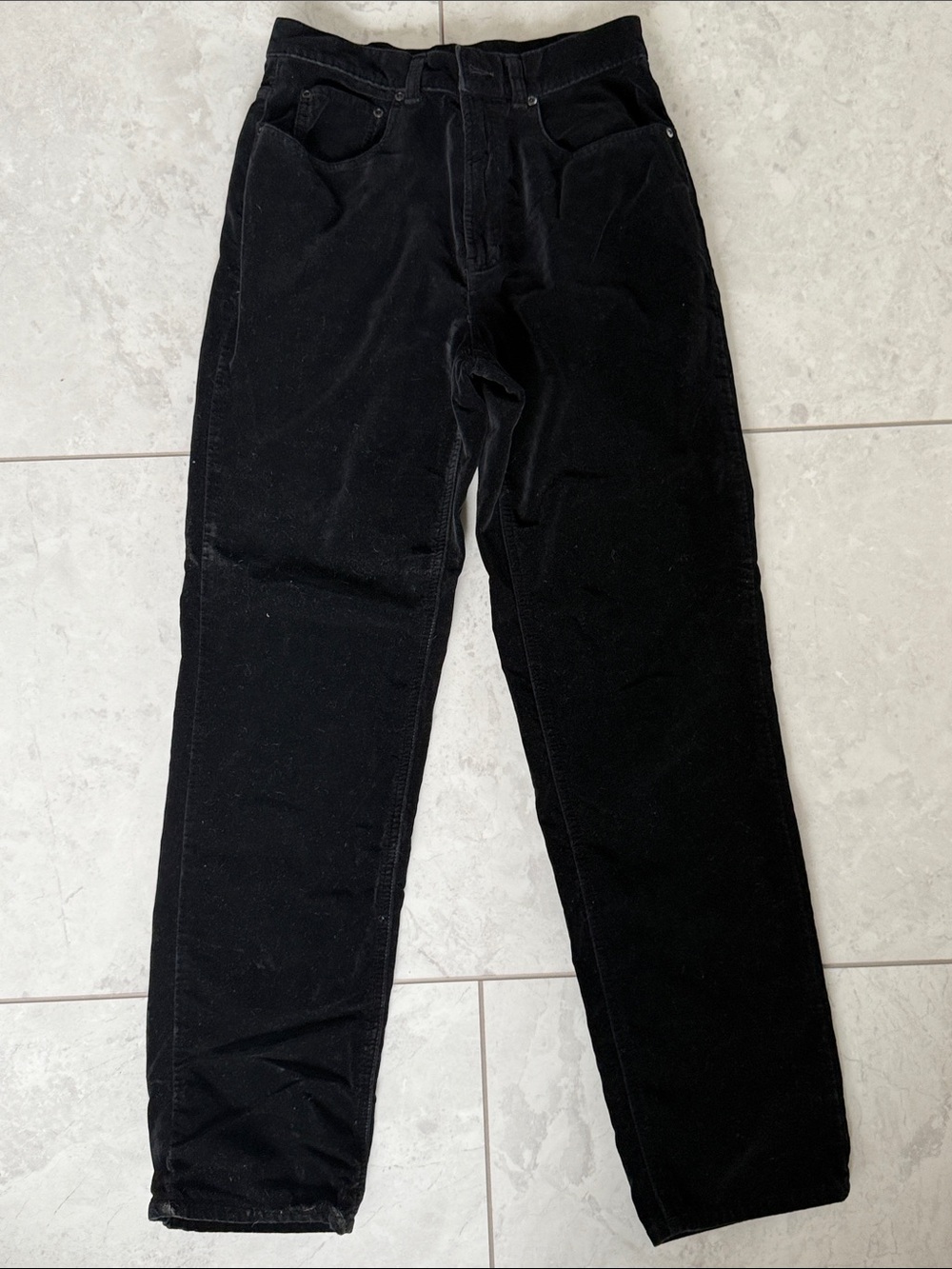 Old Navy Women's Black velvet pant size 6